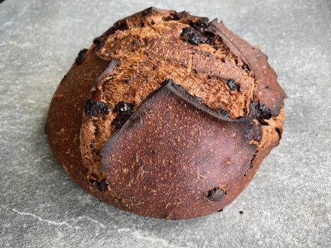 Pain bio au levain naturel chocolat et cacao biologique, éthique et bean-to-bar